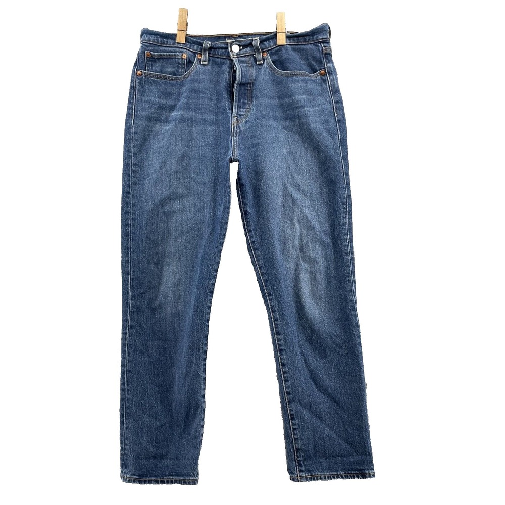 Levi's Jeans Women 32x27* Wedgie Straight Button Fly Y2K Streetwear Academia 90s